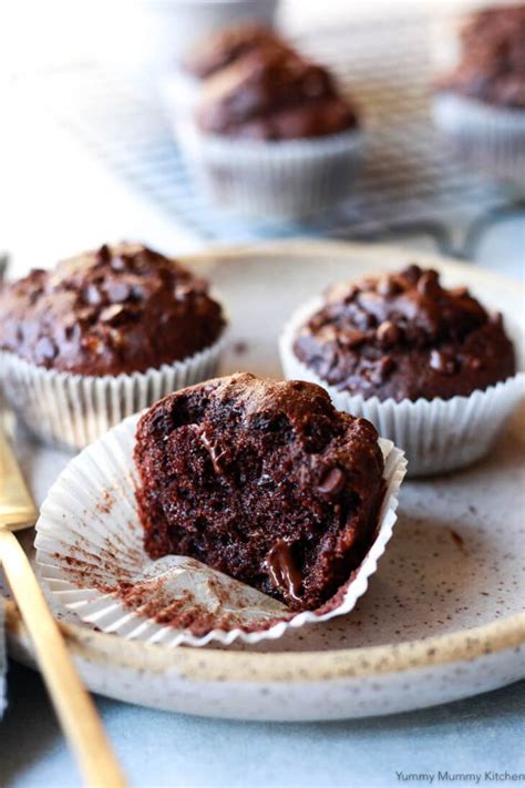 Chocolate Banana Muffins Gluten Free Vegan Yummy Mummy Kitchen