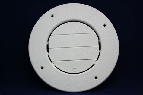 Over the circular opening of the replacement vent, in a basement RV Round AC Ceiling Vent - Fully Adjustable - White | eBay