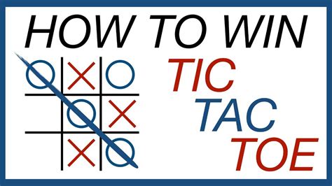 How To Win Tic Tac Toe Youtube