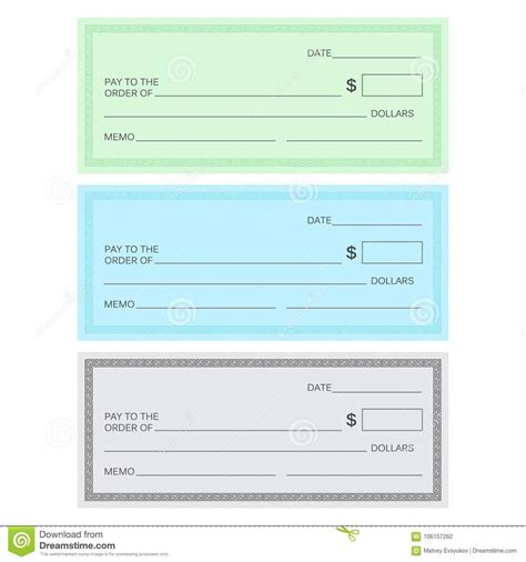 Blank Check Template. Check Template. Banking Check Templ 