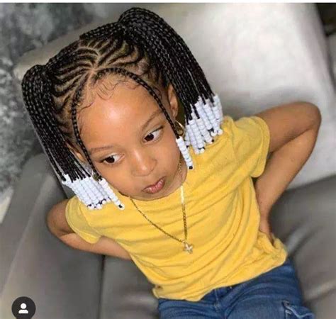 15 Unique Braids Hairstyles With Beads For Your Little Girl Photos