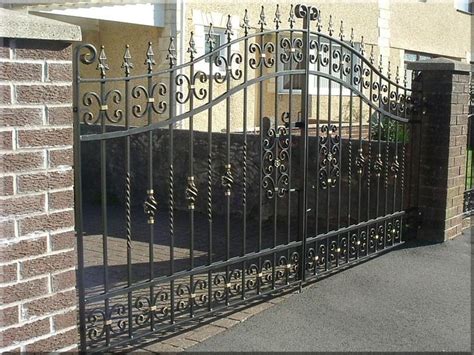 Galvanized Gates 01792 464860 Arched Driveway Gates Front Gate