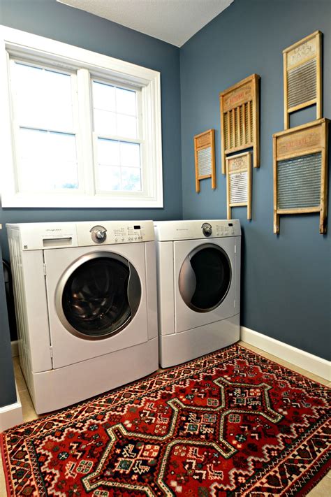 The best way to retain whiteness is to launder white items together in the hottest water the fabric will tolerate as with darks, wear and tear in the washer and dryer as well as warm and hot water can cause colors to fade. Laundry Room Makeover Reveal — Decor and the Dog | Laundry ...