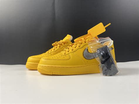 Off White X Nike Air Force 1 University Gold 2021060110 13000