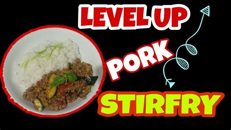 Stir Fry Porkpina Level Uppina Sarap😋 Youtube