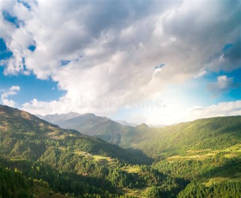 Mountain Valley Stock Image Image Of Outlook Mountainside 48854881