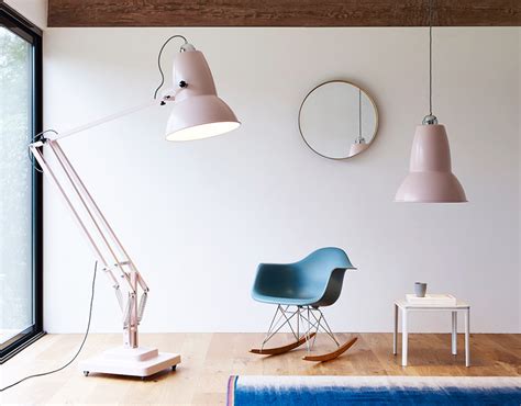 Top diameter x 18 in. anglepoise scales-up its 1930s desk light with giant lamp collection