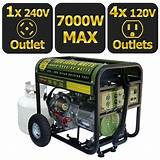 Portable Generator Propane Or Gas Pictures