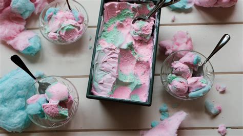 No Churn Cotton Candy Ice Cream