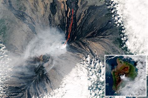 Striking New Aerial Footage Shows Mauna Loa Volcano Eruption