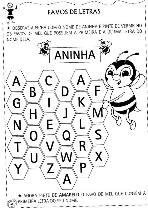 Atividades Com A Letra A Para Imprimir