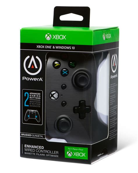 Buy Powera Xbox One Enhanced Wired Brushed Gunmetal