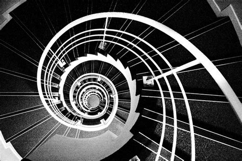 Spiral Stairs In Black And White Seen In Explore In A Car Flickr