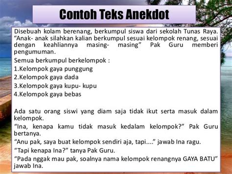 Contoh Teks Anekdot Singkat Bahasa Jawa – retorika