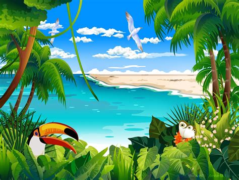 Tropical Animation Top Desktop No1