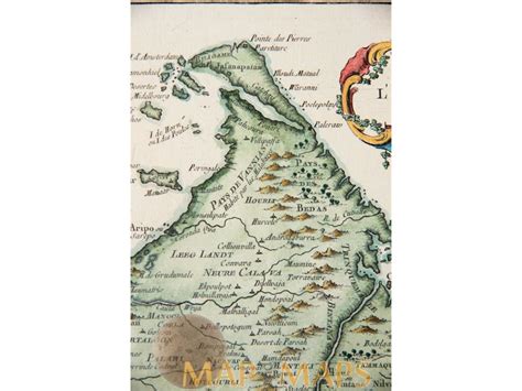 Carte De Lisle De Ceylan India Ceylon Map Bellin Mapandmaps