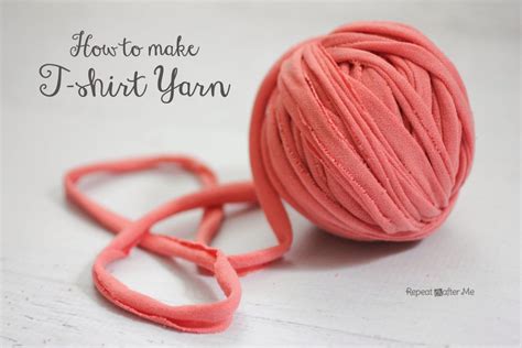 How To Make T Shirt Yarn Repeat Crafter Me