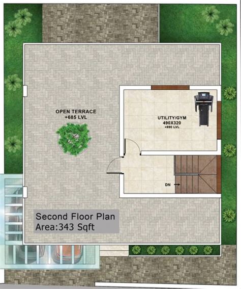 2880 Sq Ft 4 Bhk Floor Plan Image Melon Wood Waves Available For Sale