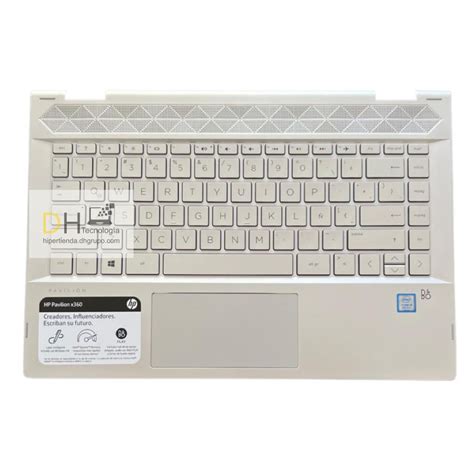 Teclado Completo Portatil Hp X360 14 Cd000 14 Cd Gris