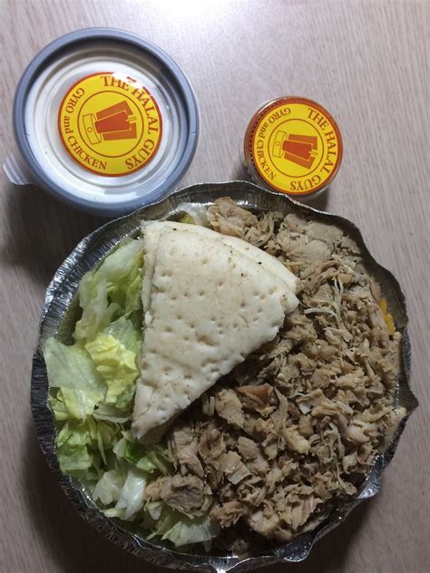 No msg, no artificial flavours. Seoul - Itaewon Halal Guys - Chicken Over Rice