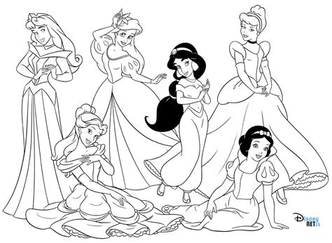 Desenhos Para Colorir Das Princesas Disney Coloring City