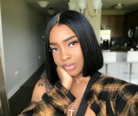 Getting your hair cut in a pixie bob will not only make it super manageable, but also give you the chance to color your bangs in some cool shades. Bob Haircuts for Black Women - 20+ » Short Haircuts Models