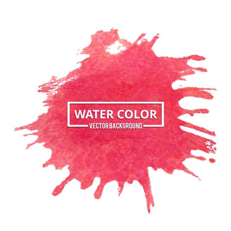 Premium Vector Red Watercolor Splash Background