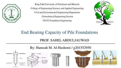 Pdf End Bearing Capacity Of Pile Foundations