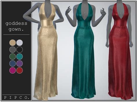 Goddess Gown 2 By Pipco At Tsr Sims 4 Updates