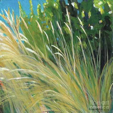 Beach Grass 1 Painting By Melody Cleary Fine Art America