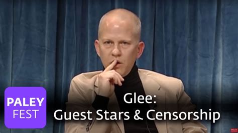 Glee Ryan Murphy On Guest Stars And Working With Censors Youtube
