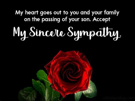 Sympathy Messages For Loss Of Son Wishesmsg Sympathy Messages For