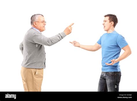Father Son Arguing Cut Out Stock Images And Pictures Alamy