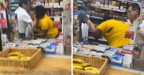 Dallas Woman Attacks Elderly Asian Store Owners In Wild Video Begs Them To Chill Out As