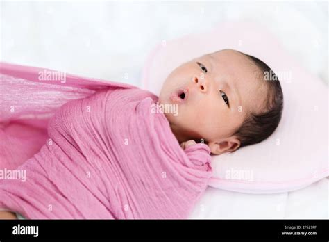 Mother Wrapping Blanket On Her Baby Newborn Stock Photo Alamy