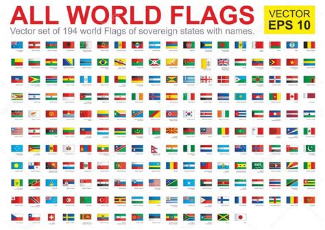 The Flags Of All Countries Of The World All Sovereign States