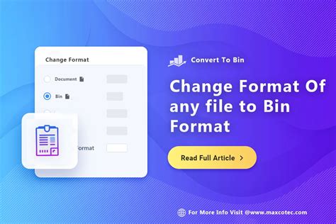 Convert To Bin How To Convert Files To Bin Format Easily