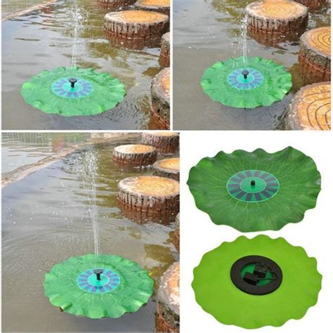 Lotus Fountainalisabler 7v 14w Lotus Leaf Floating Water