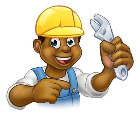 Best Black Handyman Illustrations Royalty Free Vector Graphics And Clip
