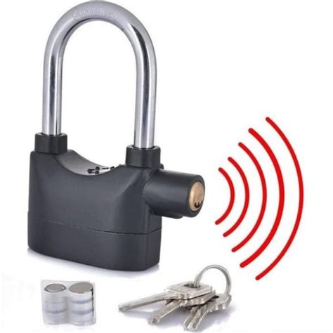 Jual Padlock Kunci Gembok Cakram Ban Motor Padlock Alarm Getar Ring