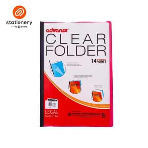 Advance Clear Folder Short Long Lazada Ph