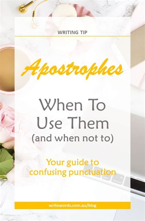 Writing And Avoiding Punctuation Confusion My Quick Writing Tip On When And When Not To Use