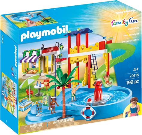 Playmobil 70115 Familly Fun Water Park 199 Pieces Building Sets