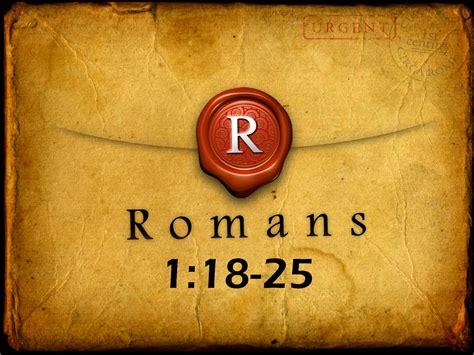 God's wrath and the Holy Spirit's restraint - Romans 1:18 ...