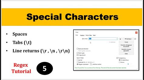 Special Characters Regex Tutorial Part 5 Youtube Hot Sex Picture