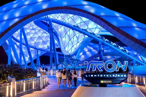 Tron Lightcycle Run Presented By Enterprise Opens At Walt Disney