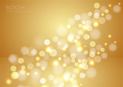 Gold Bokeh Background Vector Art Icons And Graphics For Free Download