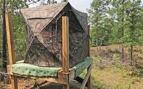 Diy Elevated Deer Blinds On A Budget Game And Fish