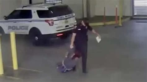 florida police officer drags woman into jail is fired