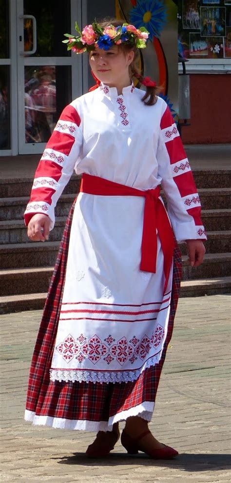 Local Style Traditional Costume Of Belarus